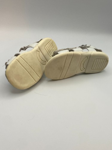 Sandalias Jumping Jacks Enebro Niñas Niño Talla 8 Blanco Plata - Imagen 6 de 6