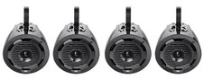 4 MTX WET65T 6.5" 600 Watt Marine Boat Wakeboard Tower Speakers - Black