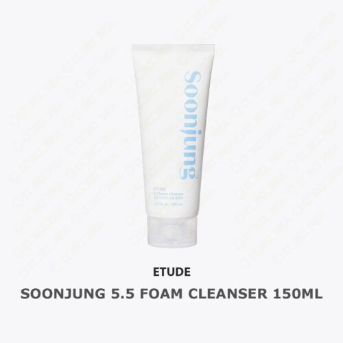 ETUDE SoonJung 5.5 Foam Cleanser 150ml New Moist Rich Lather Bubbles Skincare - Picture 1 of 4