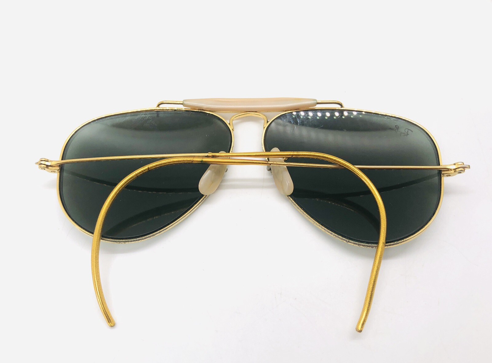 VINTAGE B&L RAY-BAN AVIATOR SUNGLASSES USA Bausch… - image 3