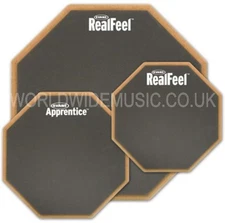 Evans Real Feel Drum Practice Pads with choice 6" 7" and 12" sizes and types