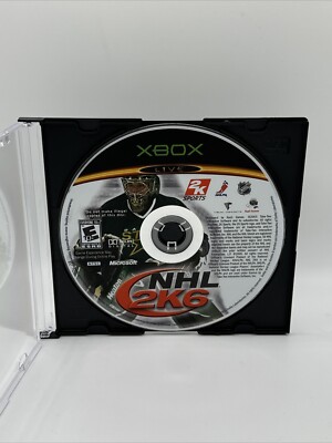 NHL 2K6 (Microsoft Xbox, 2005) Disc Only