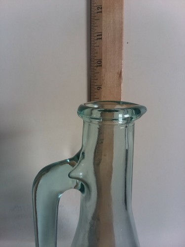 8 5/8" Tall Aqua blue Cruet Italy - Picture 8 of 11