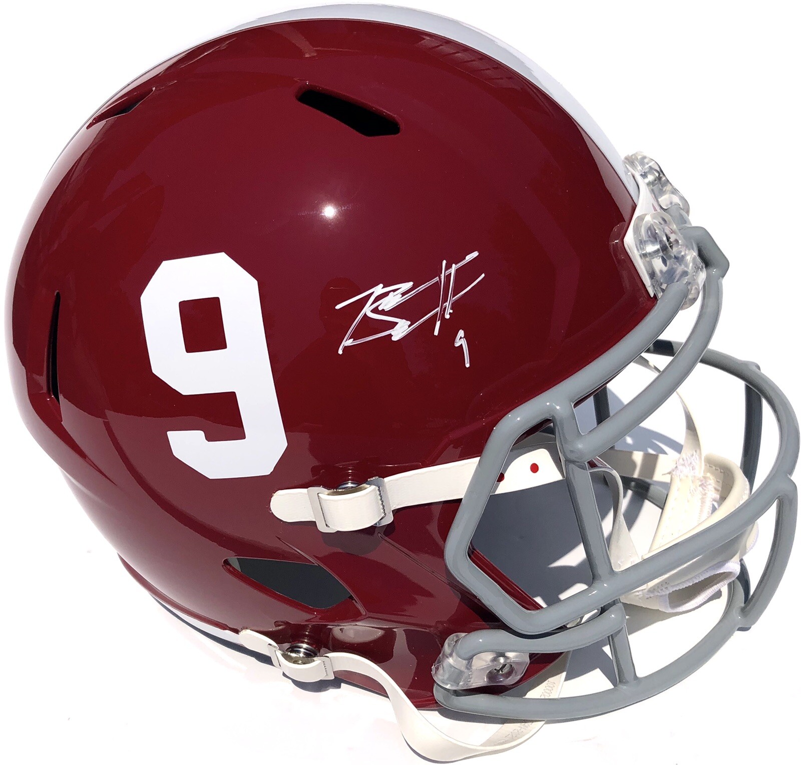 BRYCE YOUNG #9 SIGNED ALABAMA CRIMSON TIDE FOOTBALL HELMET PSA/DNA 