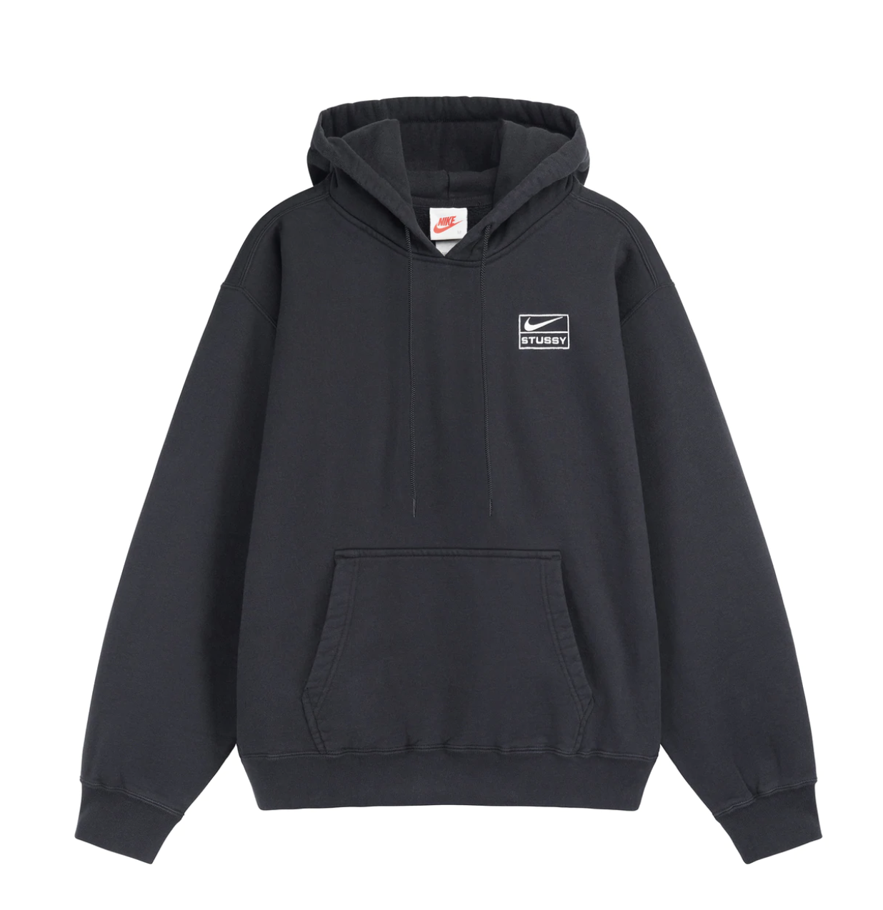 STUSSY X NIKE NRG HOODIE Black 2022 Washed