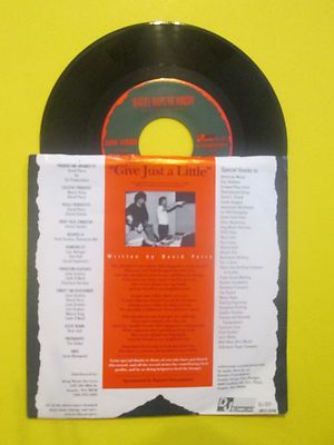 Seattle Helps The Hungry Northwest Harvest David Perry Record EX 7'' 45