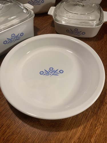 Vintage Corningware Blue Cornflower Set of 7- with lids - Picture 2 of 12