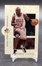 1998 SP Authentic Michael Jordan #FC1 First Class Insert Die Cut Mint 