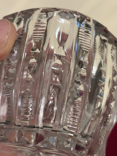 Antico barattolo gelatina marmellata senape in vetro taglio brillante con coperchio cucchiaio argento sterling - Foto 9 di 19