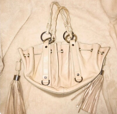 ★TOUT Y EST★ Glossy Pumpkin Bag Silver CB2106-2 GIVENCHY Vintage Pumpkin Light pink to nude Leather Handbag
