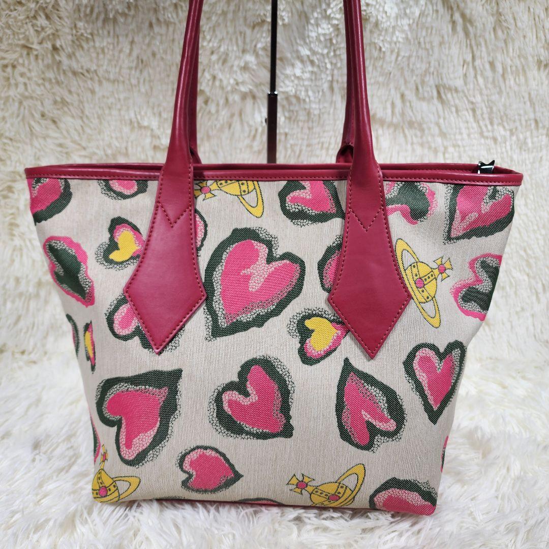 Vivienne Westwood Tote Bag Heart All Over Pattern… - image 3