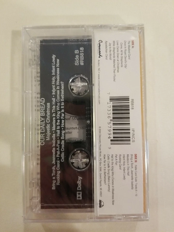Our Daily Bread Majestic Christmas Cassette Tape SEALED/NEW - Image 2 of 4