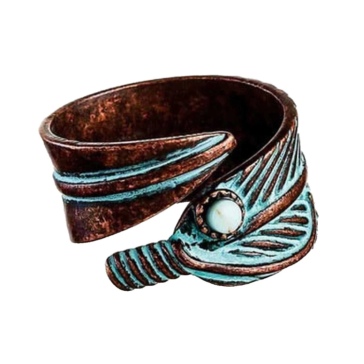 Медные медные модные кольца