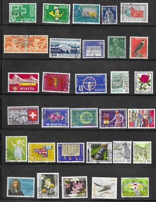 SUIZA - SWITZERLAND - LOTE DE SELLOS USADOS EN MUY BUENA A EXCELENTE CONDICION
