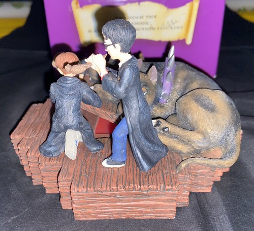 Vintage 2000 Harry Potter Through The Trapdoor Light up Statue Figurine New TD - Picture 8 of 12