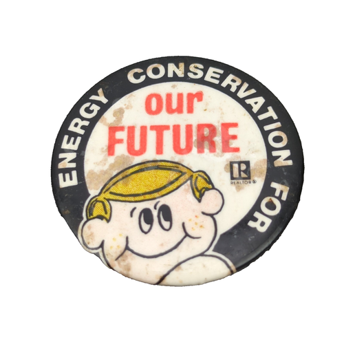Vintage National REALTOR Energy Conservation For Our Future Pin Badge #H3 - 第 1/4 張圖片