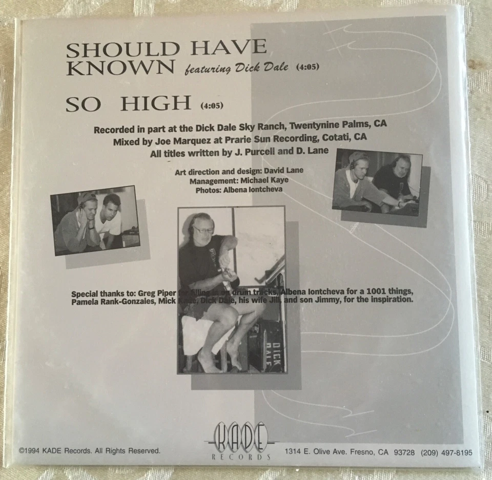 The Pagodas: Should Have Known (feat. Dick Dale) Limited Edition 7" Vinyl Single - Image 4 of 4