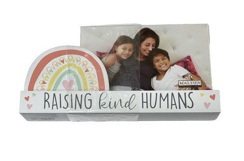 Raising Kind Humans Rainbow 4x6” Malden Mom Hallmark Metal Friends Lot Of 3 NEW! - Picture 3 of 10