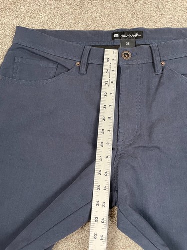 Pantalone Travis Mathew Uomo 36 Blu Navy Collezione Cloud Denim Casual Classico NUOVO - Foto 8 di 10