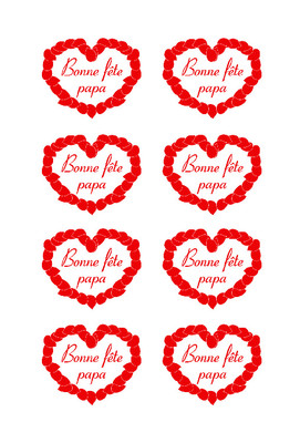 Planche De Stickers Bonne Fete Papa Adhesif Adhesive Autocollant Fete Peres 1 Ebay