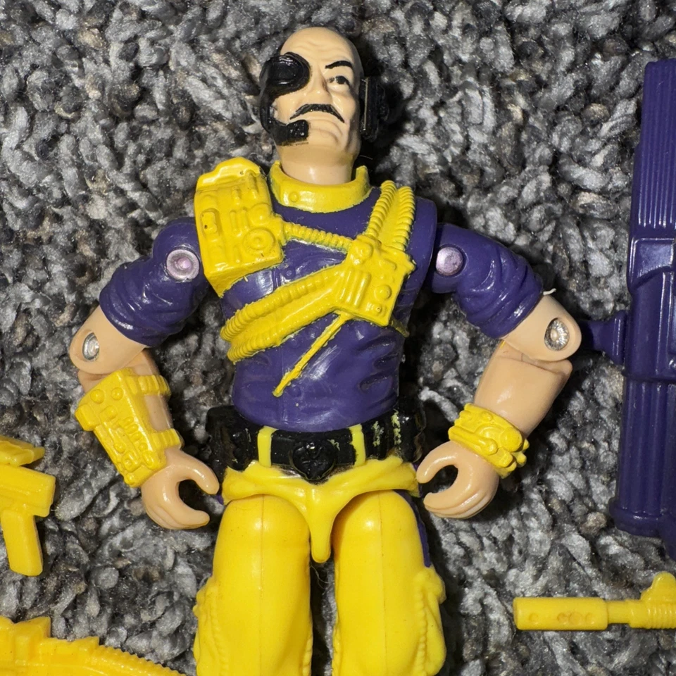 VINTAGE HASBRO 1993 G.I JOE COBRA ACTION FIGURE DR. MINDBENDER 100% COMPLETE - Image 2 of 4