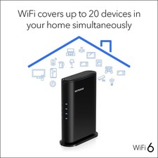 NETGEAR 4-Stream WiFi 6 Router R6700AX Router Only