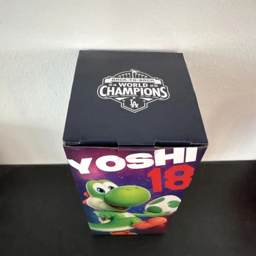 Nintendo Yoshi Dodgers Bobblehead Super Mario Galaxy Movie Baseball Box 18