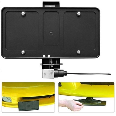 Universal Foldable Modified Bumper License Plate Frame Car Bracket US Standard