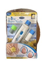 Ped Egg Bare Nails Electronic Nail Care System Cordless As Seen On TV NEW Sealed