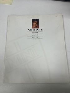 1992 Rover Mini Cooper Mayfair Special Brochure Prospekt DE