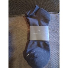 American Tall Mens Ankle Socks Black Size 14-17 Combed Cotton Blend AM-AC-10176