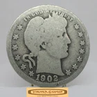 1902 Barber Silver Quarter - #C59273NQ