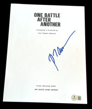 PAUL THOMAS ANDERSON SIGNED AUTOGRAPH SCRIPT ONE BATTLE AFTER ANOTHER BECKETT