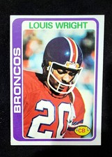 1978 Topps #420 Louis Wright Denver Broncos