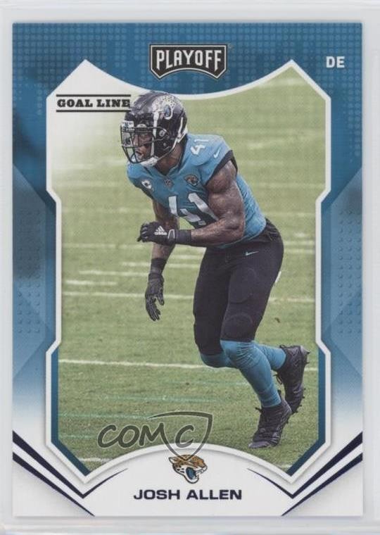 2021 Panini Playoff Goal Line Josh Hines-Allen Josh Allen #67 7l6