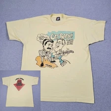 VTG Gulf War Shirt Men XL 90s Screen Stars Single Stitch Made in USA Caricature