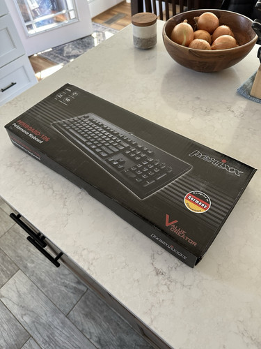 Perixx Periboard-106 M Wired USB Full-sized Membrane Keyboard, Black - Picture 1 of 4