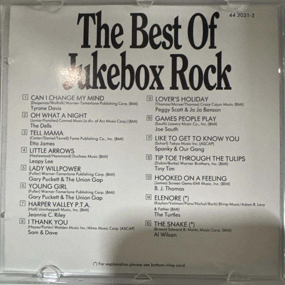 The Best Of Jukebox Rock 1968 Volume 2 CD Various Artist Made In West Germany Foto 3 de 4