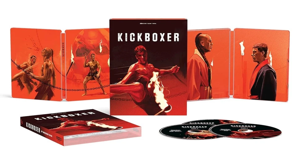 KICKBOXER US EXCLUSIVE 4K UHD BLU-RAY LENTICULAR STEELBOOK NEW READ DESCRIPTION! - Image 3 of 4