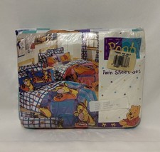 Classic Winnie the Pooh 3-Pc Twin Sheet Set Tigger  Pooh - NEW
