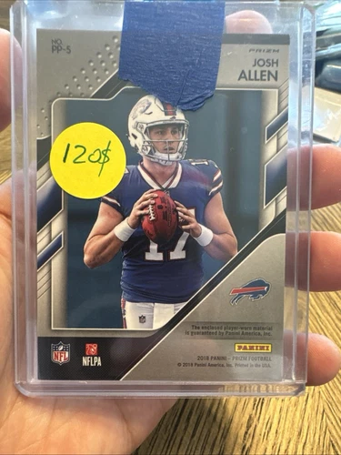 2018 Panini Prizm - Prizm Premier Jerseys Josh Allen #PP-5 (MEM, RC)