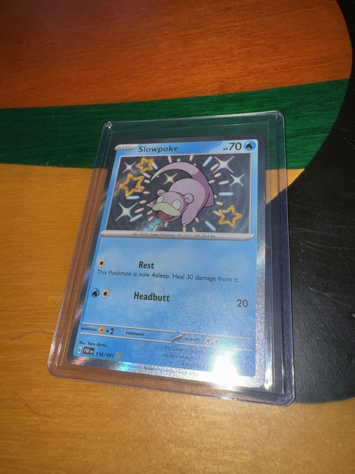 Slowpoke 116/091 Sv: Paldean Fates Holo - NM/MINT