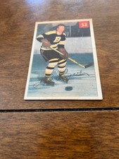 1954 - 55 Parkhurst #52 Hal Laycoe Boston Bruins LUCKY PREMIUM