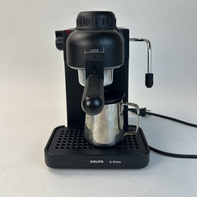 Krups IL Primo Espresso Cappuccino Coffee Maker Frother Carafe Black 972 Unteste