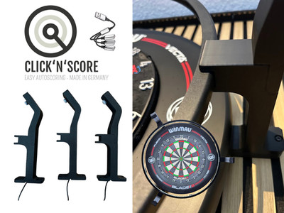 Autoscoring Kamerahalter für Target Corona Visison mit Kameras für Autodarts