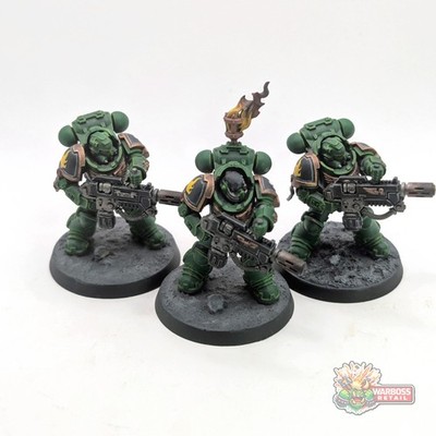 Warhammer 40k Salamanders Eradicator Squad Well Painted Battle Ready GW 40 k