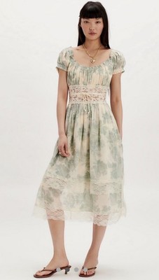 free people floral print midi dress Sweet Nothings Midi Dress