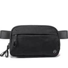 Crossbody Sling Bag for Travel, Outdoor, and Everyday Use   A Deep Black