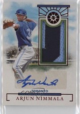 2024 Boys of Summer Prospect Material Signatures Red 4/49 Arjun Nimmala Auto 0hw