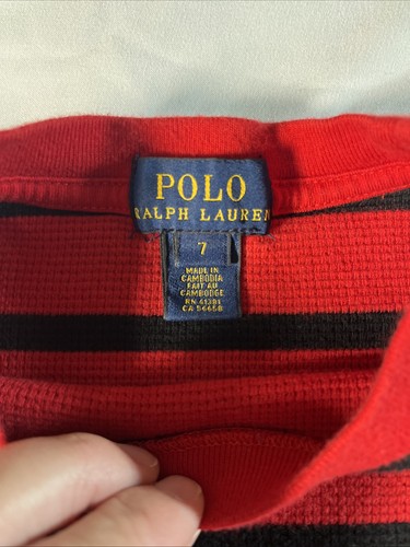Polo Ralph Lauren Boys Lot Of 2 Shirts (1 SS/1 LS) Size Small See Details - Picture 5 of 22